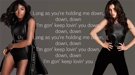 fifth harmony down lyrics